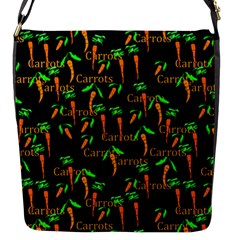 Carrots Pattern Flap Closure Messenger Bag (s) by bloomingvinedesign