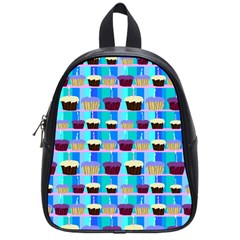 Cupcakes Pattern School Bag (small) by bloomingvinedesign