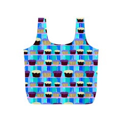 Cupcakes Pattern Full Print Recycle Bag (s) by bloomingvinedesign