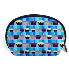 Cupcakes Pattern Accessory Pouch (large) by bloomingvinedesign