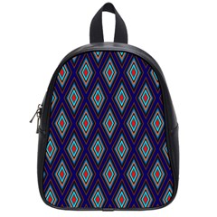 Colorful Diamonds Pattern3 School Bag (small) by bloomingvinedesign