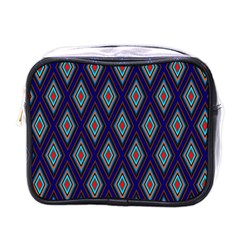 Colorful diamonds pattern3 Mini Toiletries Bag (One Side)