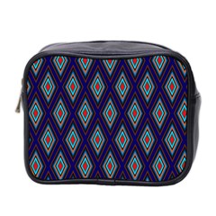 Colorful diamonds pattern3 Mini Toiletries Bag (Two Sides)