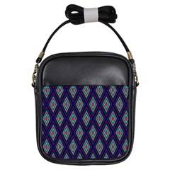 Colorful diamonds pattern3 Girls Sling Bag