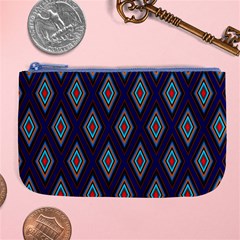 Colorful diamonds pattern3 Large Coin Purse