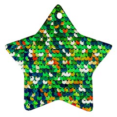 Funky Sequins Ornament (star) by essentialimage