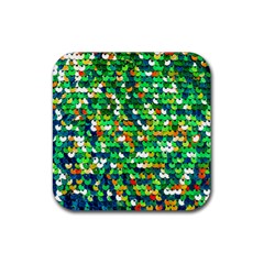 Funky Sequins Rubber Coaster (square) 