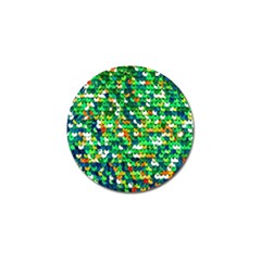 Funky Sequins Golf Ball Marker by essentialimage