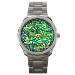 Funky Sequins Sport Metal Watch