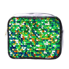 Funky Sequins Mini Toiletries Bag (one Side) by essentialimage