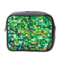 Funky Sequins Mini Toiletries Bag (two Sides) by essentialimage