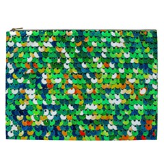 Funky Sequins Cosmetic Bag (xxl) by essentialimage