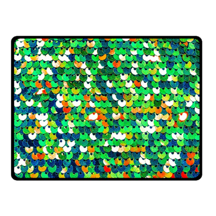 Funky Sequins Double Sided Fleece Blanket (Small) 