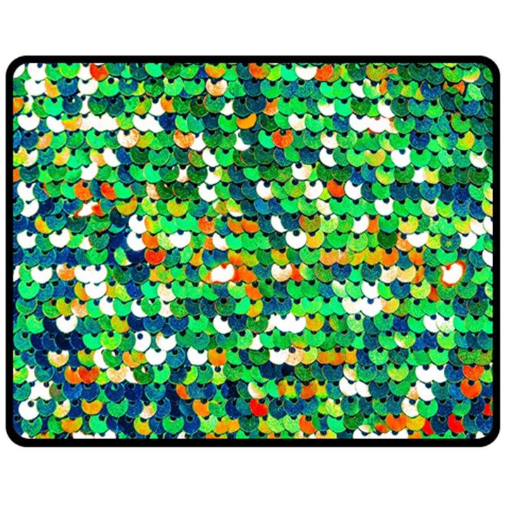 Funky Sequins Double Sided Fleece Blanket (Medium) 