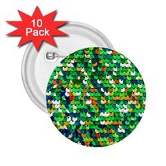 Funky Sequins 2 25  Buttons (10 Pack) 