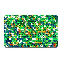 Funky Sequins Magnet (rectangular) by essentialimage