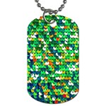 Funky Sequins Dog Tag (Two Sides) Front