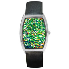 Funky Sequins Barrel Style Metal Watch by essentialimage