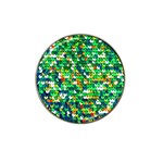 Funky Sequins Hat Clip Ball Marker Front