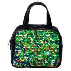 Funky Sequins Classic Handbag (one Side) by essentialimage