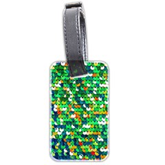 Funky Sequins Luggage Tag (two Sides)