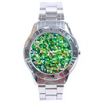 Funky Sequins Stainless Steel Analogue Watch Front