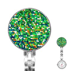 Funky Sequins Stainless Steel Nurses Watch by essentialimage