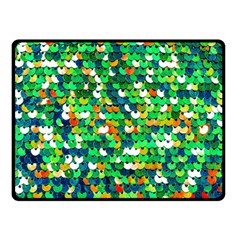 Funky Sequins Double Sided Fleece Blanket (small) 