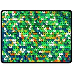 Funky Sequins Double Sided Fleece Blanket (large) 