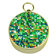 Funky Sequins Gold Compasses by essentialimage