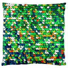 Funky Sequins Standard Flano Cushion Case (one Side)