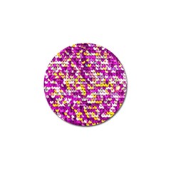 Funky Sequins Golf Ball Marker by essentialimage