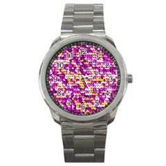 Funky Sequins Sport Metal Watch