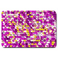 Funky Sequins Large Doormat  by essentialimage