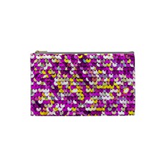 Funky Sequins Cosmetic Bag (small) by essentialimage