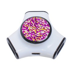 Funky Sequins 3-port Usb Hub by essentialimage