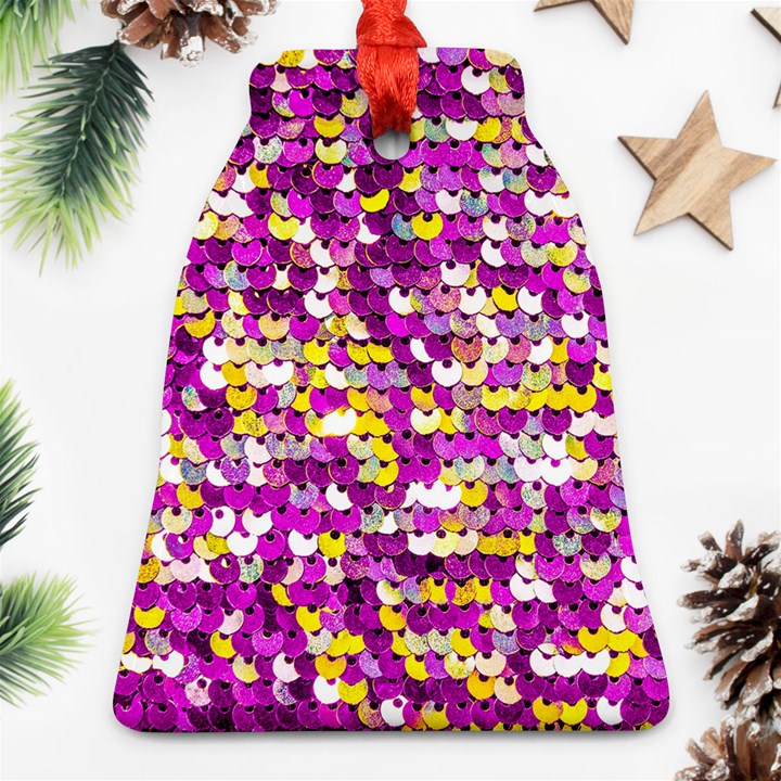 Funky Sequins Ornament (Bell)