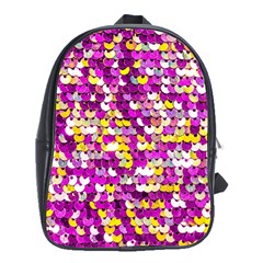 Funky Sequins School Bag (xl)