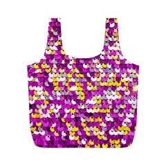 Funky Sequins Full Print Recycle Bag (m) by essentialimage