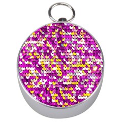 Funky Sequins Silver Compasses by essentialimage