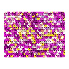 Funky Sequins Double Sided Flano Blanket (mini)  by essentialimage