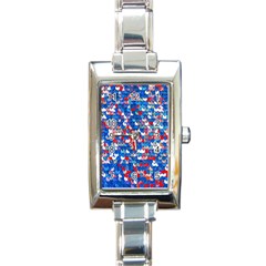 Funky Sequins Rectangle Italian Charm Watch by essentialimage