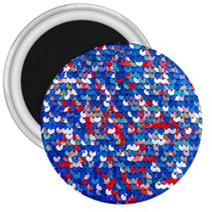 Funky Sequins 3  Magnets by essentialimage