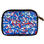 Funky Sequins Digital Camera Leather Case Back