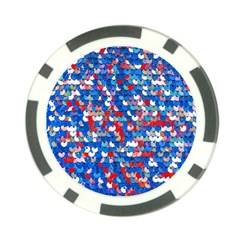 Funky Sequins Poker Chip Card Guard (10 Pack) by essentialimage