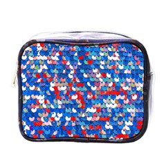 Funky Sequins Mini Toiletries Bag (one Side) by essentialimage