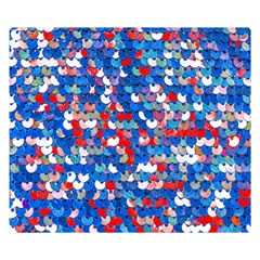 Funky Sequins Double Sided Flano Blanket (small)  by essentialimage