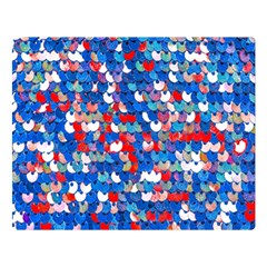 Funky Sequins Double Sided Flano Blanket (large)  by essentialimage