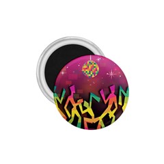 Dancing Colorful Disco 1.75  Magnets