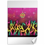 Dancing Colorful Disco Canvas 12  x 18  11.88 x17.36  Canvas - 1